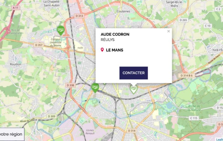 Localisation agence Réulys