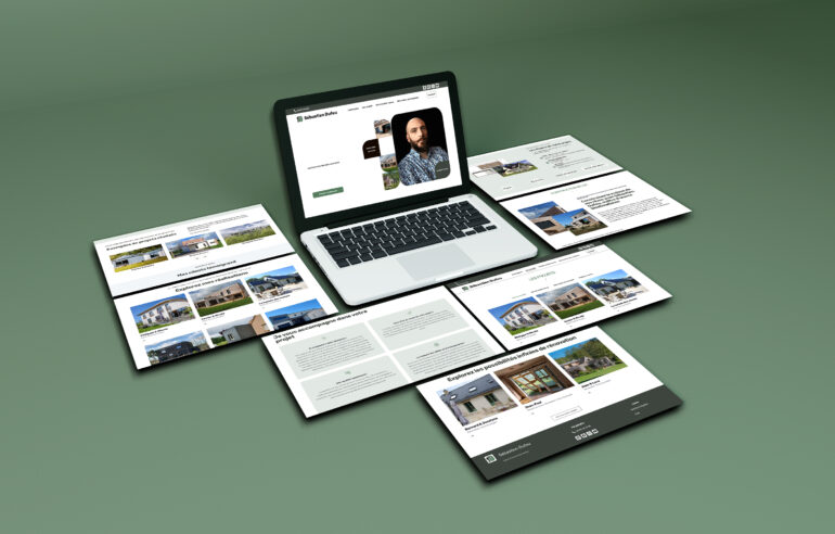 Mockup site Sébastien Dufeu