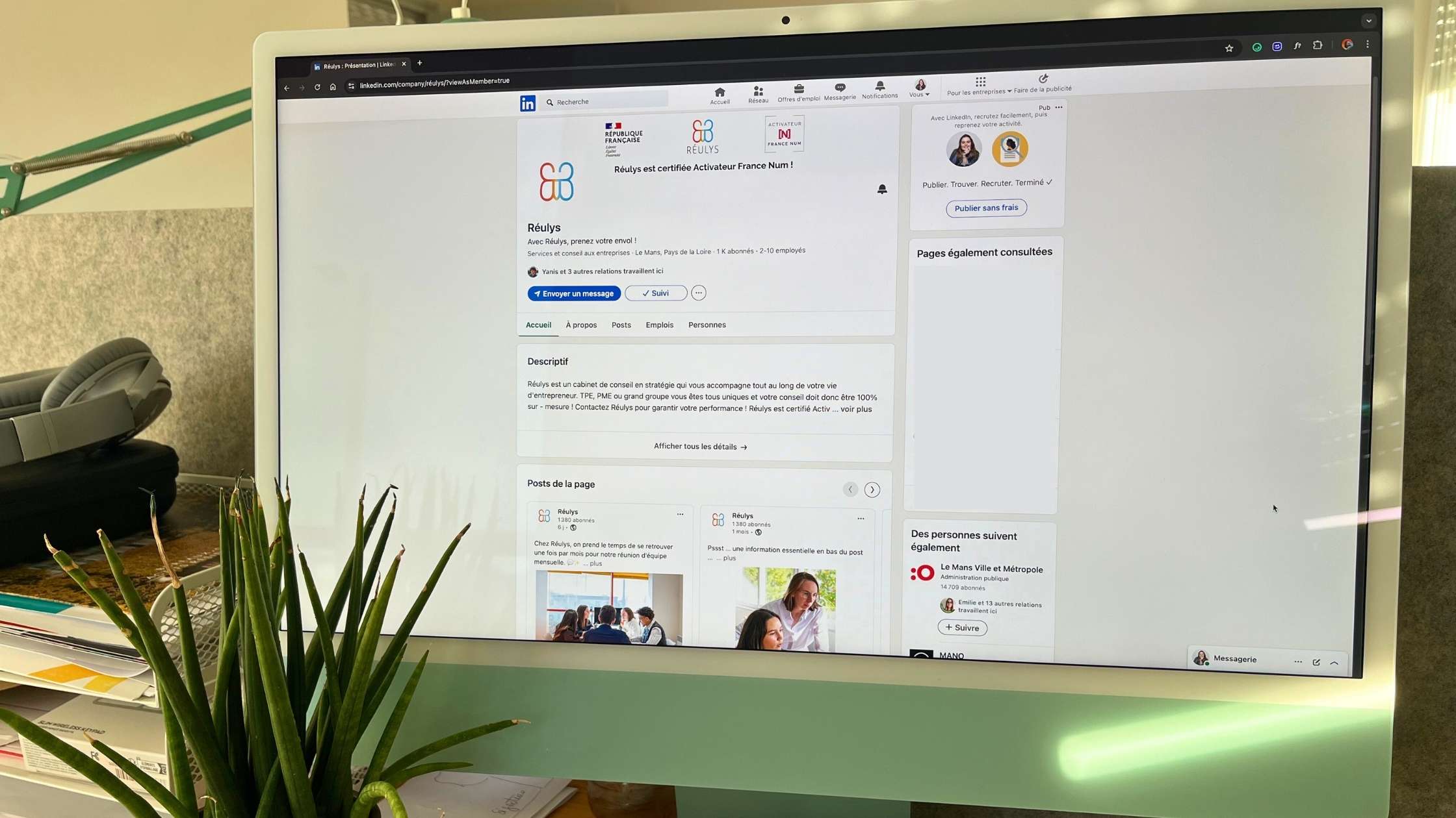 les avantages réseaux sociaux par Réulys