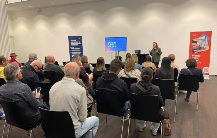 Notre atelier « Créer une publicité avec Meta » lors de la soirée Artisanight