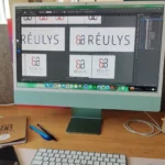 Création de logo par l'équipe créative de Réulys.