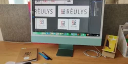 Création de logo par l'équipe créative de Réulys.