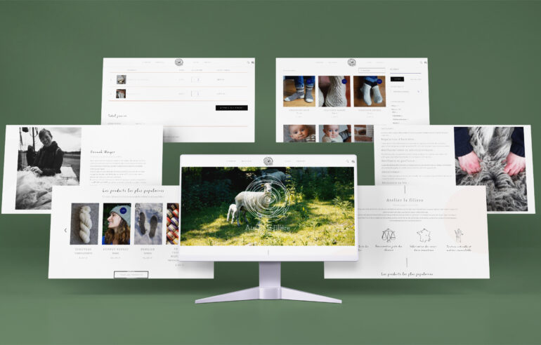 Mockup site Atelier La Filière