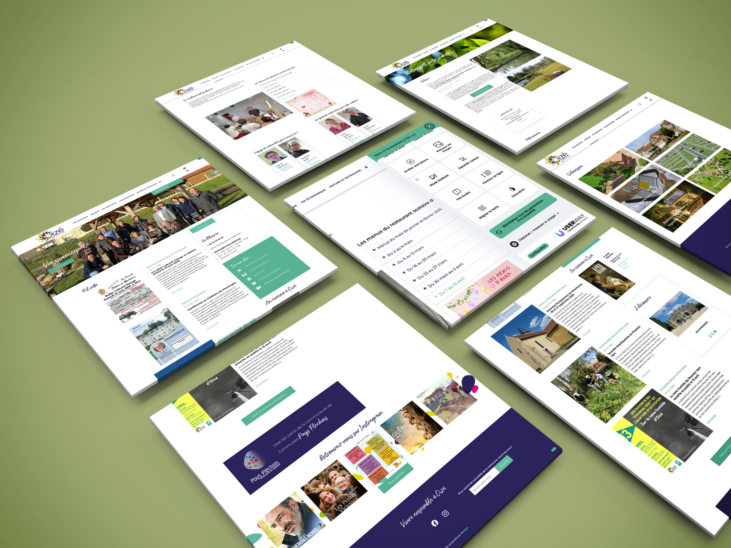 Mockup site Oizé
