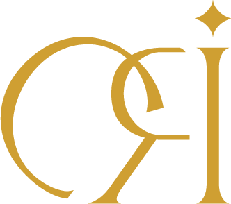Logo icône doré CRI